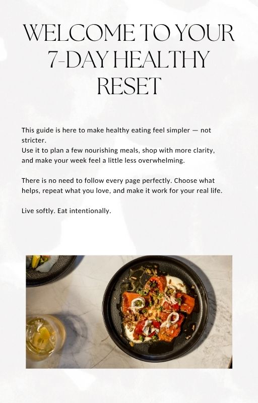 7-Day Healthy Reset — Meal Planner & Healthy Food Guide